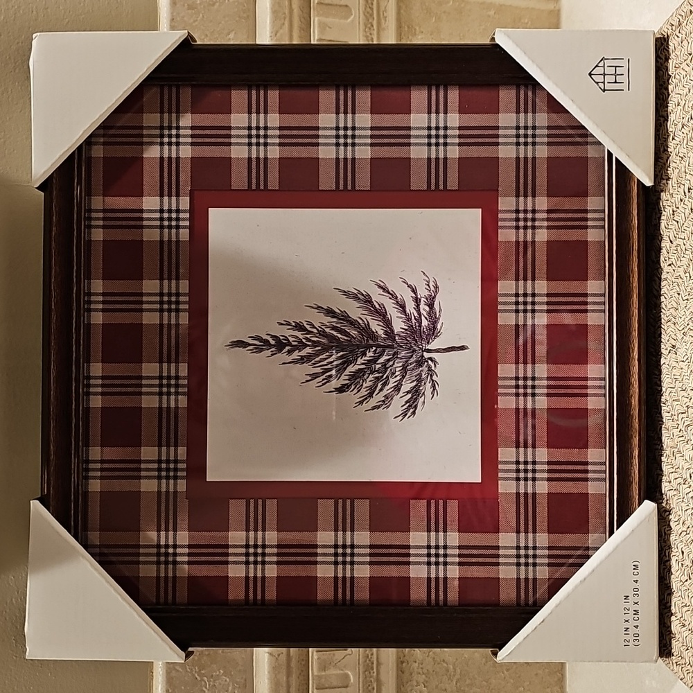 Vintage Plaid Matte Tree Framed Wall Art from Hearth & Hand with Magnolia